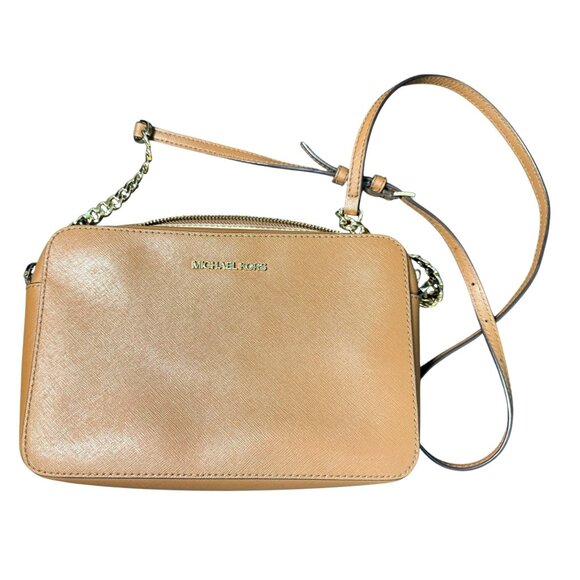 Michael Kors Jet Set Leather Crossbody Bag In Saffiano Leather - Picture 2 of 8